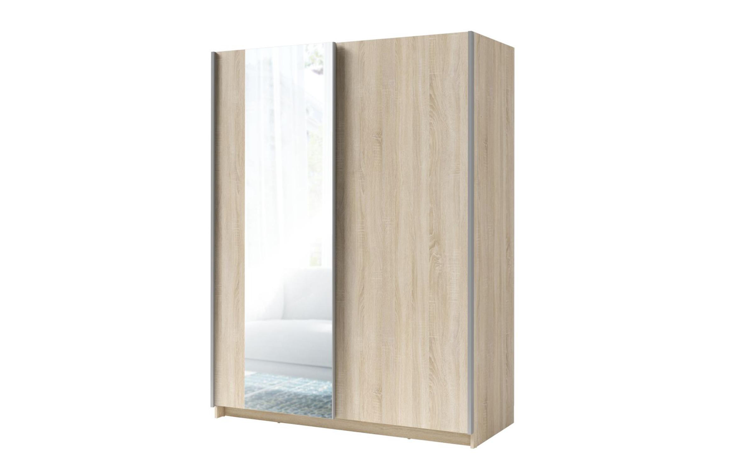 Wardrobe with sliding doors Ties 150 II, Sonoma oak  2